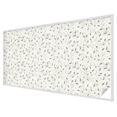 Glas in lood raamfolie Bladeren van scheuten