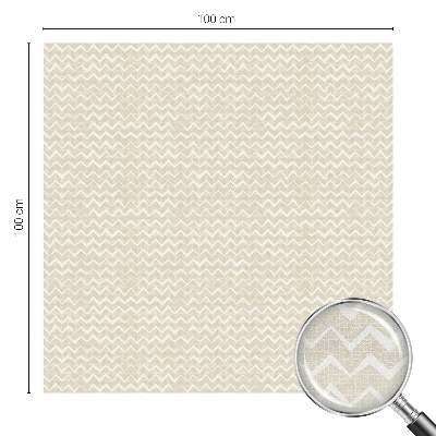 Melkglas folie met glas in lood effect Beige zigzag