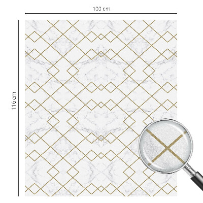 Zelfklevende raamfolie glas in lood Geometrische lijnen