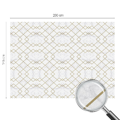 Zelfklevende raamfolie glas in lood Geometrische lijnen