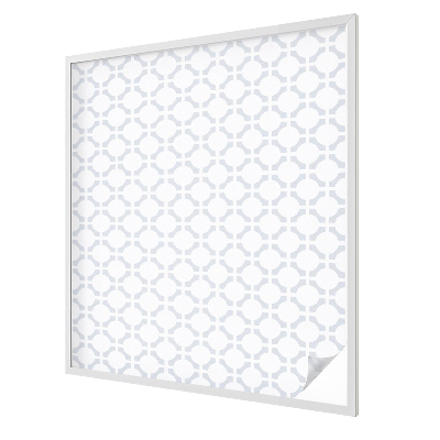 Glas in lood folie voor raam Geometrische elegantie