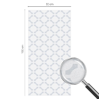 Glas in lood folie voor raam Geometrische elegantie