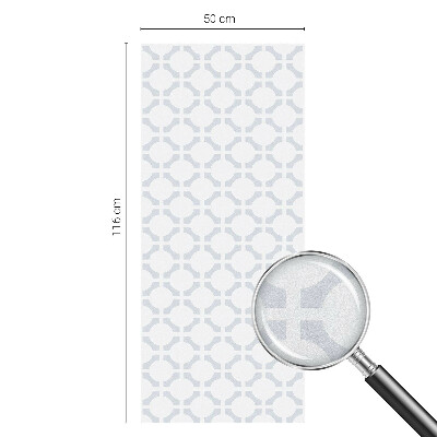 Glas in lood folie voor raam Geometrische elegantie