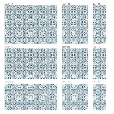 Melkglas folie met glas in lood effect Geometrische patronen