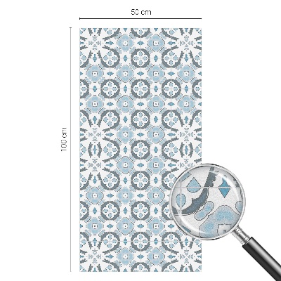 Melkglas folie met glas in lood effect Geometrische patronen