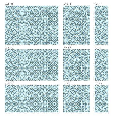 Zelfklevende raamfolie glas in lood Geometrische rozetten