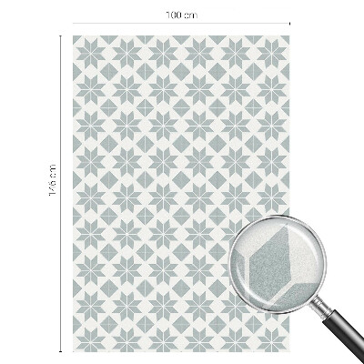 Glas in lood raamfolie Geometrische sterren