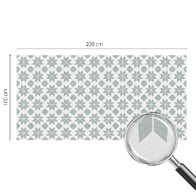 Glas in lood raamfolie Geometrische sterren