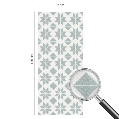 Glas in lood raamfolie Geometrische sterren