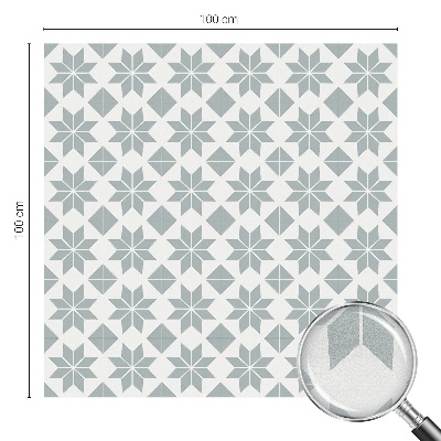 Glas in lood raamfolie Geometrische sterren