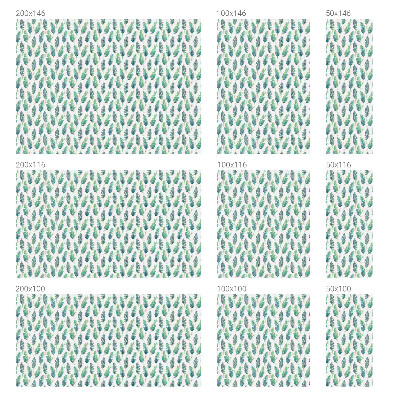 Melkglas folie met glas in lood effect Tropische bladeren