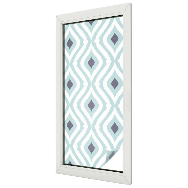 Glas in lood folie voor raam Moderne elegantie