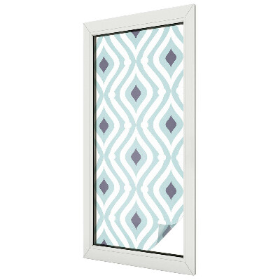 Glas in lood folie voor raam Moderne elegantie