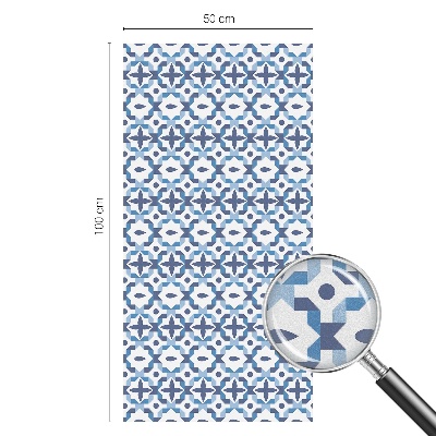 Melkglas folie met glas in lood effect Harmonieus patroon