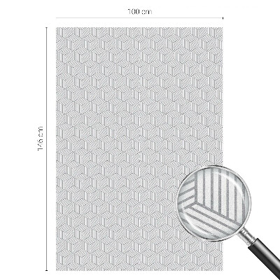Privacy folie raam Hexagonale lichamen