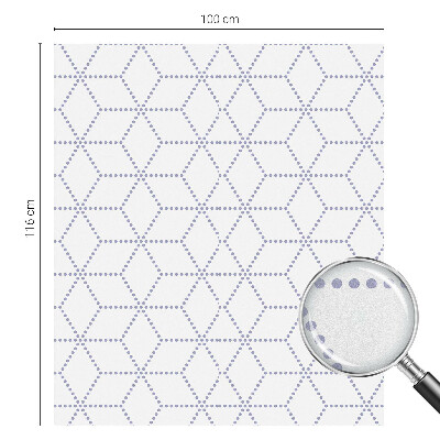 Zelfklevende raamfolie glas in lood Paarse ruiten