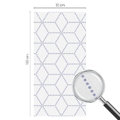 Zelfklevende raamfolie glas in lood Paarse ruiten