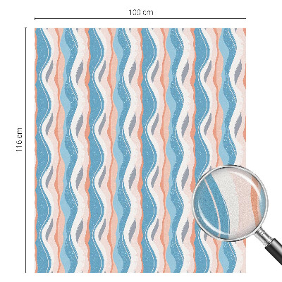 Glas in lood raamfolie Golvend ritme