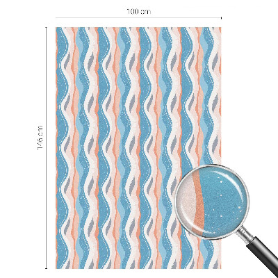 Glas in lood raamfolie Golvend ritme