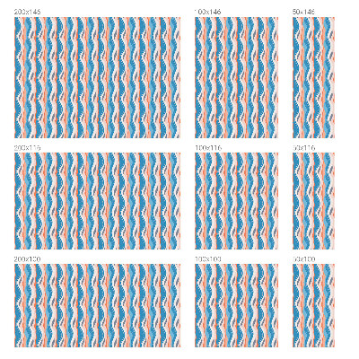 Glas in lood raamfolie Golvend ritme