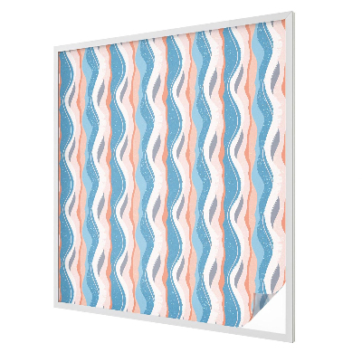 Glas in lood raamfolie Golvend ritme