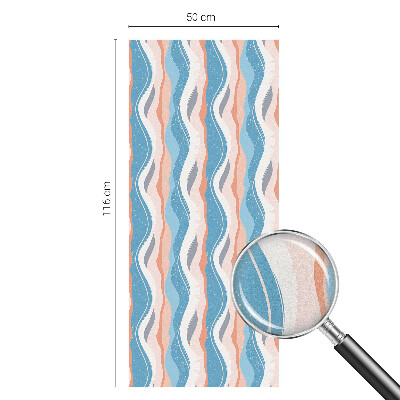 Glas in lood raamfolie Golvend ritme