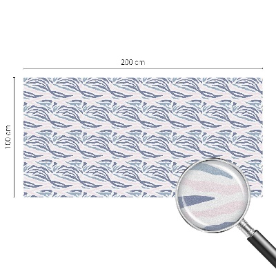 Melkglas folie met glas in lood effect Zebrapatroon