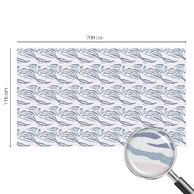 Melkglas folie met glas in lood effect Zebrapatroon