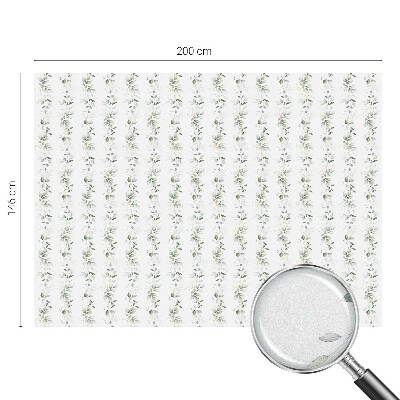 Zelfklevende raamfolie glas in lood Plantencharme