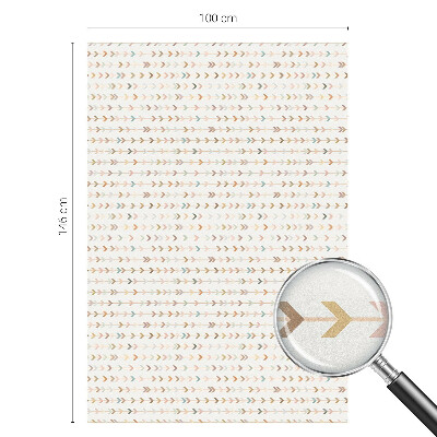 Glas in lood folie voor raam Pijlpatroon