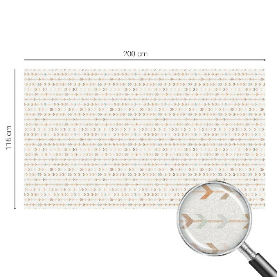 Glas in lood folie voor raam Pijlpatroon