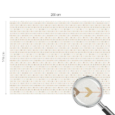 Glas in lood folie voor raam Pijlpatroon
