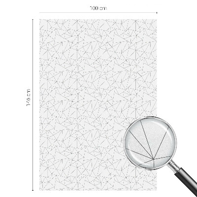 Glas in lood raamfolie Geometrische patronen