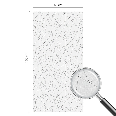 Glas in lood raamfolie Geometrische patronen