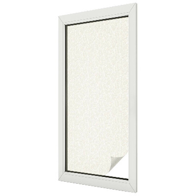 Glas in lood raamfolie Plantenornament