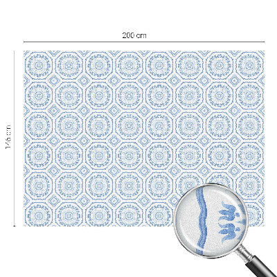 Zelfklevende raamfolie glas in lood Bloemenornamenten