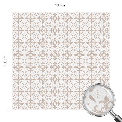 Glas in lood raamfolie Elegante patronen