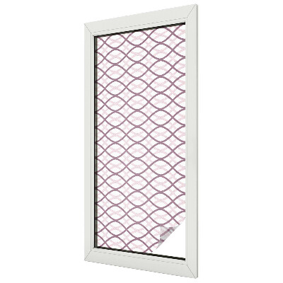 Glas in lood folie voor raam Ovale vormen