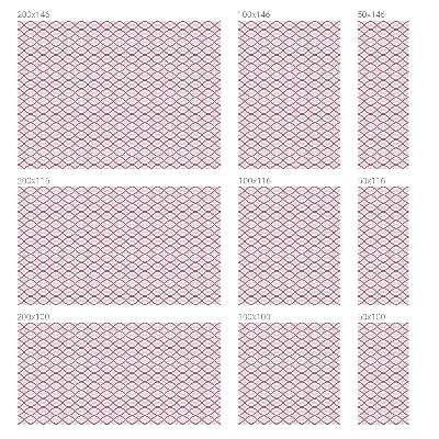 Glas in lood folie voor raam Ovale vormen
