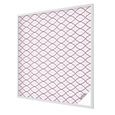 Glas in lood folie voor raam Ovale vormen