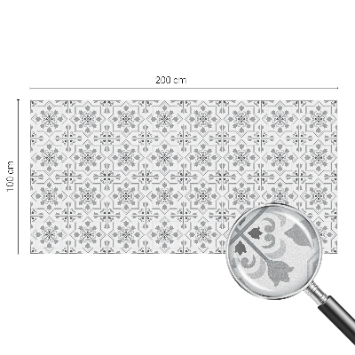 Glas in lood raamfolie Symmetrische ornamenten