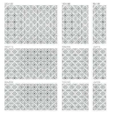 Glas in lood raamfolie Symmetrische ornamenten