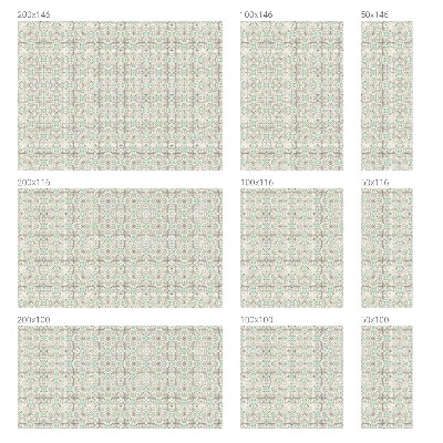 Glas in lood folie voor raam Bloementegels