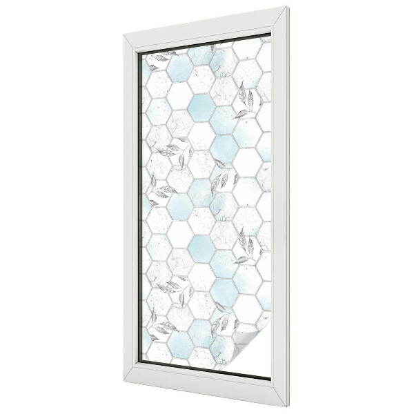 Privacy folie raam Bladtegels