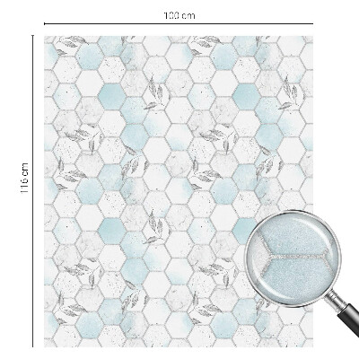 Privacy folie raam Bladtegels