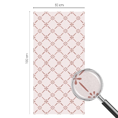 Glas in lood raamfolie Bloemenpatronen