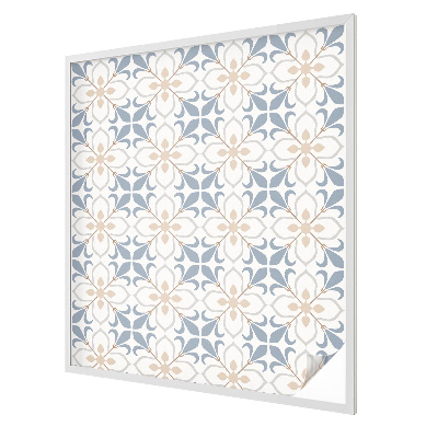 Zelfklevende raamfolie glas in lood Bloemenschoonheid