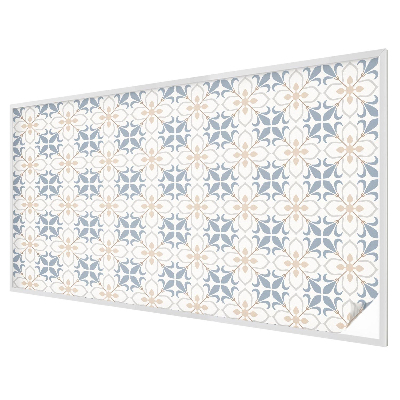 Zelfklevende raamfolie glas in lood Bloemenschoonheid