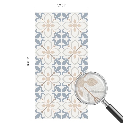 Zelfklevende raamfolie glas in lood Bloemenschoonheid