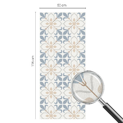 Zelfklevende raamfolie glas in lood Bloemenschoonheid